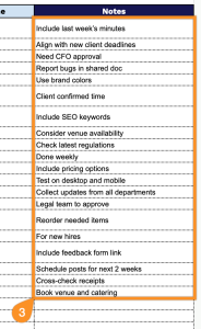 Free☝️ Action Items Template (Google Sheets, Excel, & PDF Downloads)