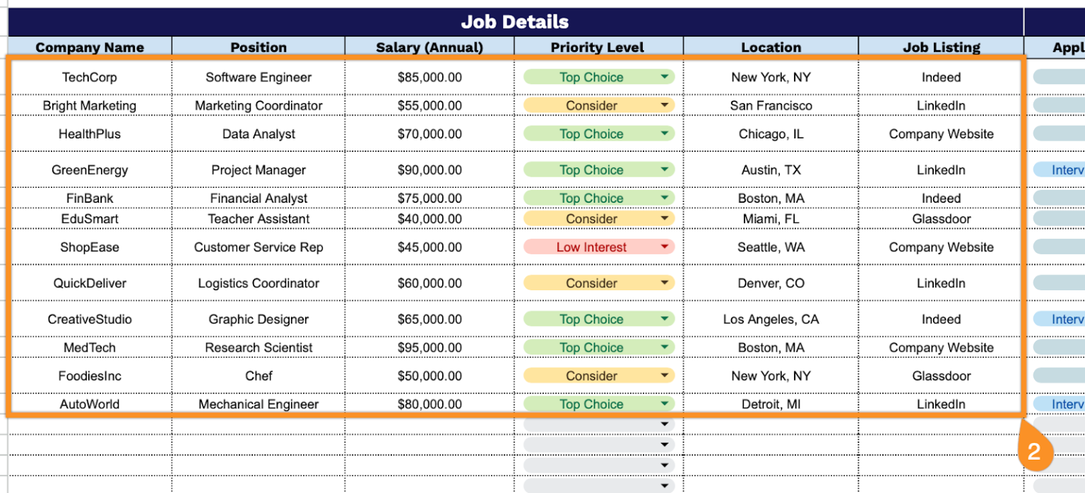 Free☝️ Job Search Template (Google Sheets, Excel, & PDF Downloads)