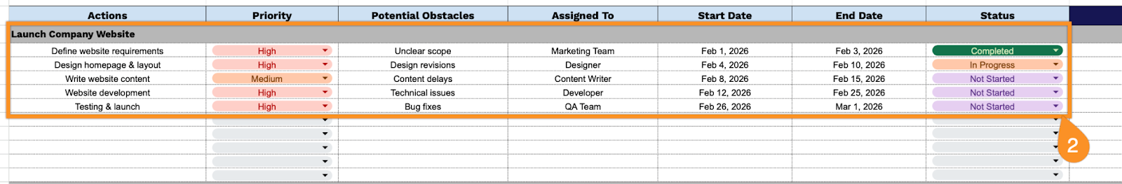 Free☝️ Goal Setting Template (Google Sheets, Excel, & PDF Downloads)