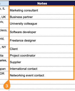 Free☝️ Contact List Template (Google Sheets, Excel, & PDF Downloads)